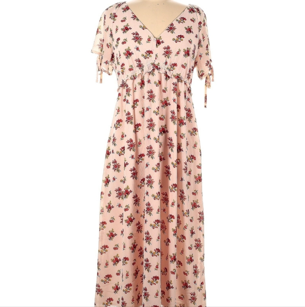 Madewell Floral Midi Dress, size 8